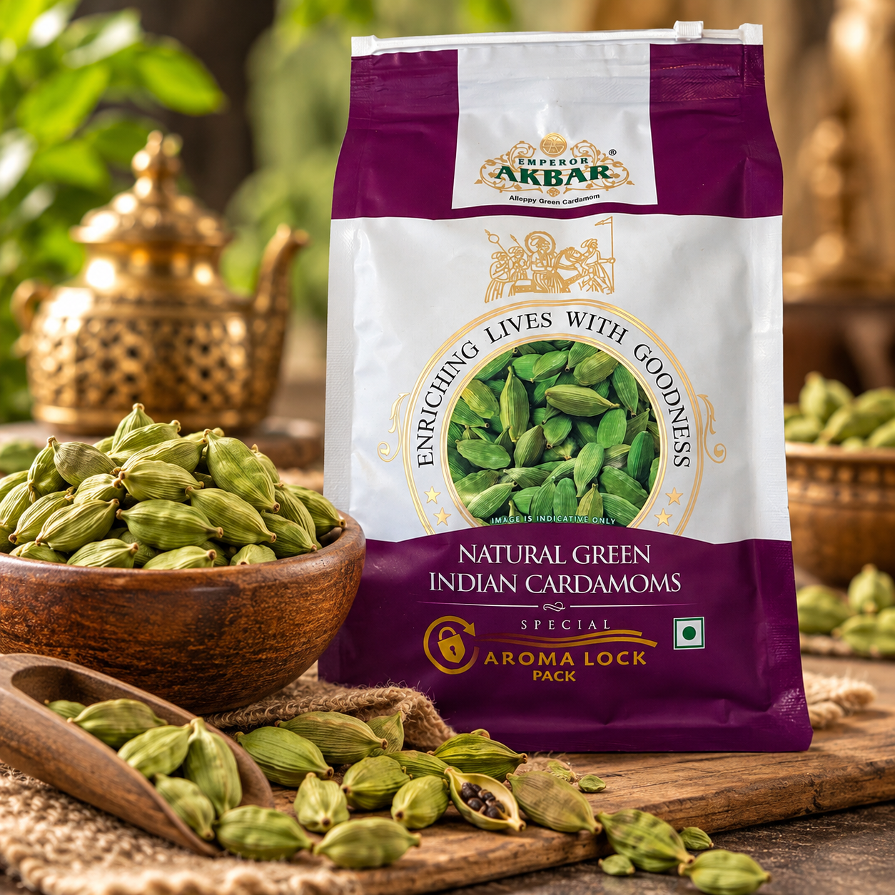 Emperor Akbar green Indian cardamom – wholesale JEBRAN GROUP AB